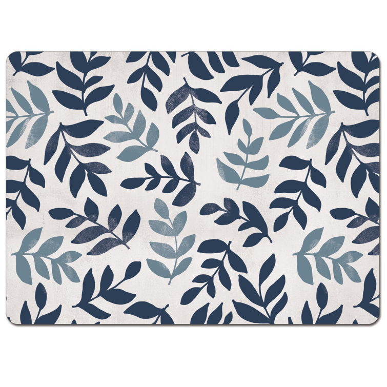 CounterArt Wood/Bamboo Floral Rectangle Placemat Wayfair